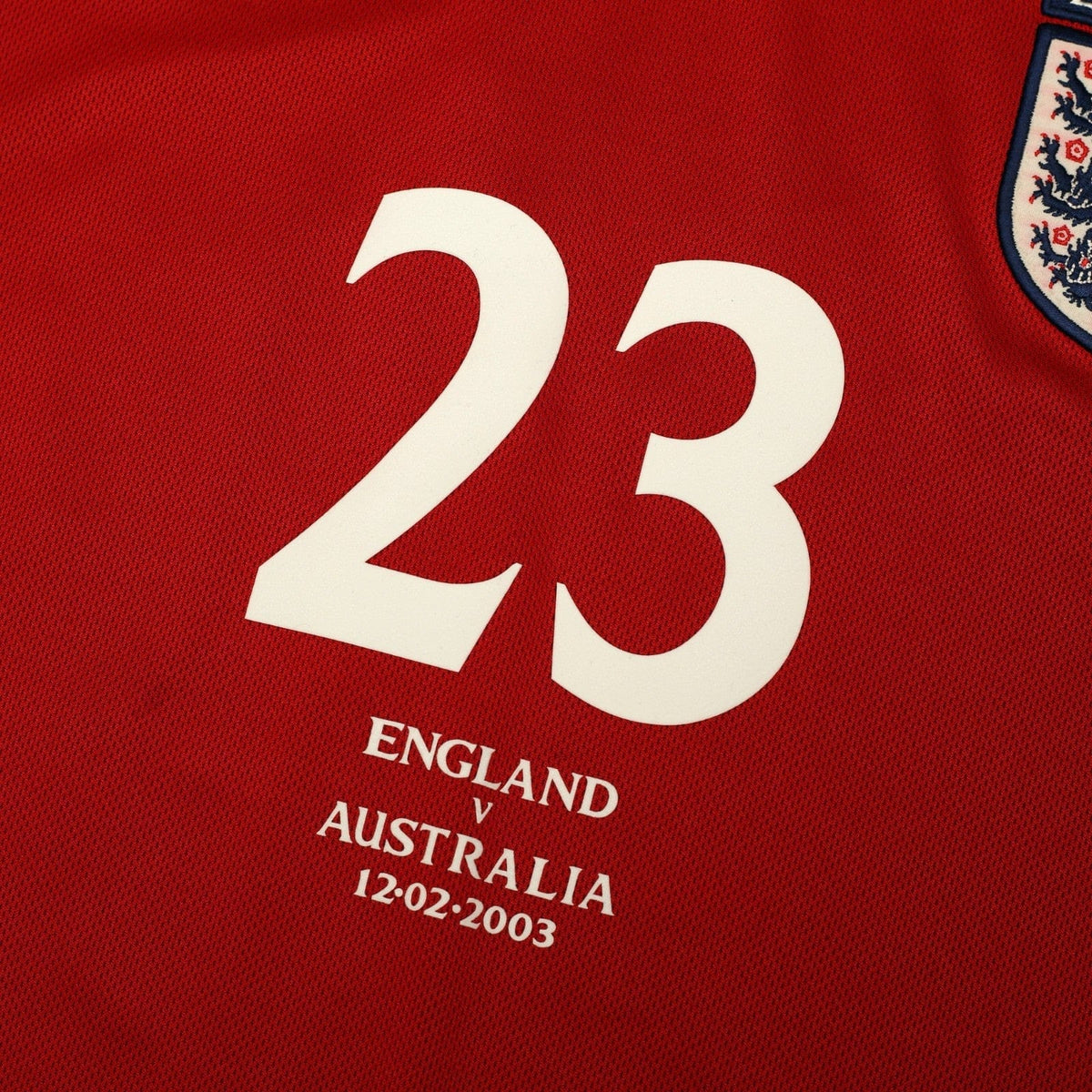 2002/04 Rooney #23 England Vintage Umbro Away Debut Football Shirt (L) Australia