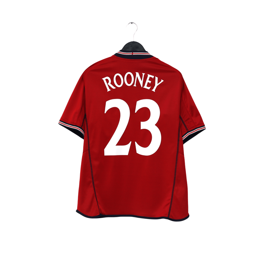 2002/04 Rooney #23 England Vintage Umbro Away Debut Football Shirt (L) Australia