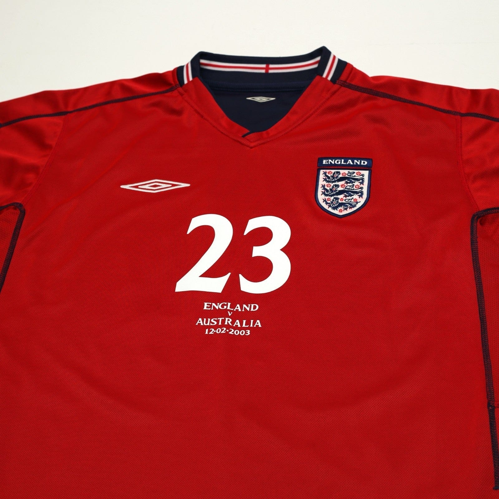 2002/04 Rooney #23 England Vintage Umbro Away Debut Football Shirt (L) Australia