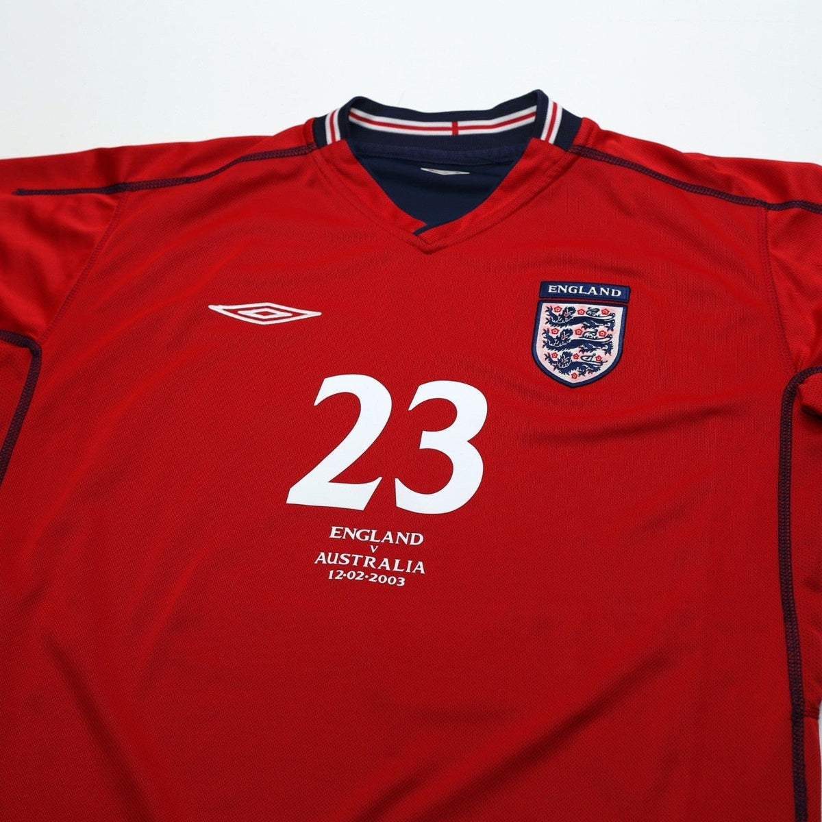 2002/04 Rooney #23 England Vintage Umbro Away Debut Football Shirt (M) Australia