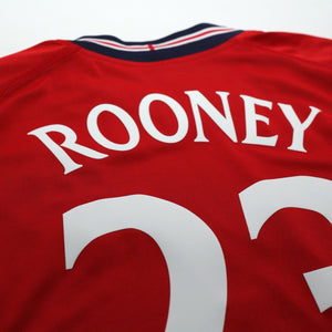 2002/04 Rooney #23 England Vintage Umbro Away Debut Football Shirt XL Australia