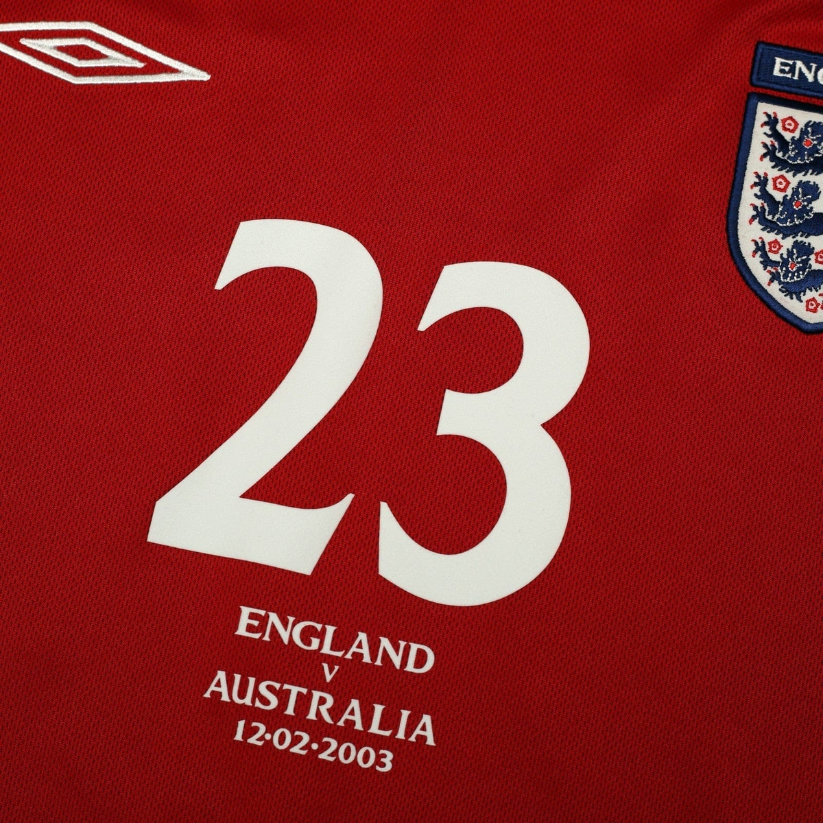 2002/04 Rooney #23 England Vintage Umbro Away Debut Football Shirt XL Australia