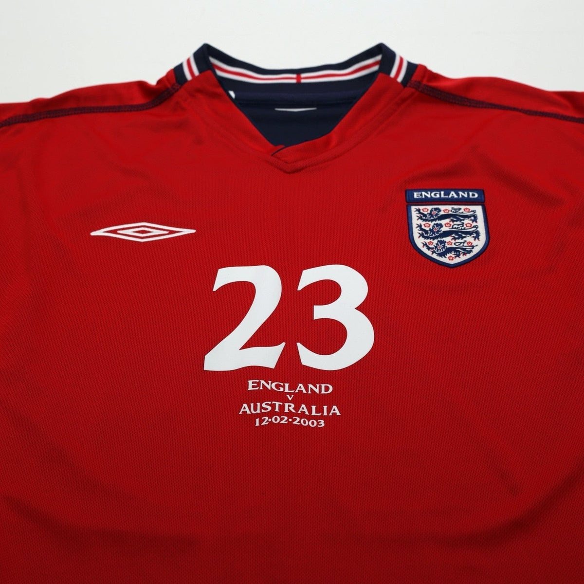 2002/04 Rooney #23 England Vintage Umbro Away Debut Football Shirt XL Australia