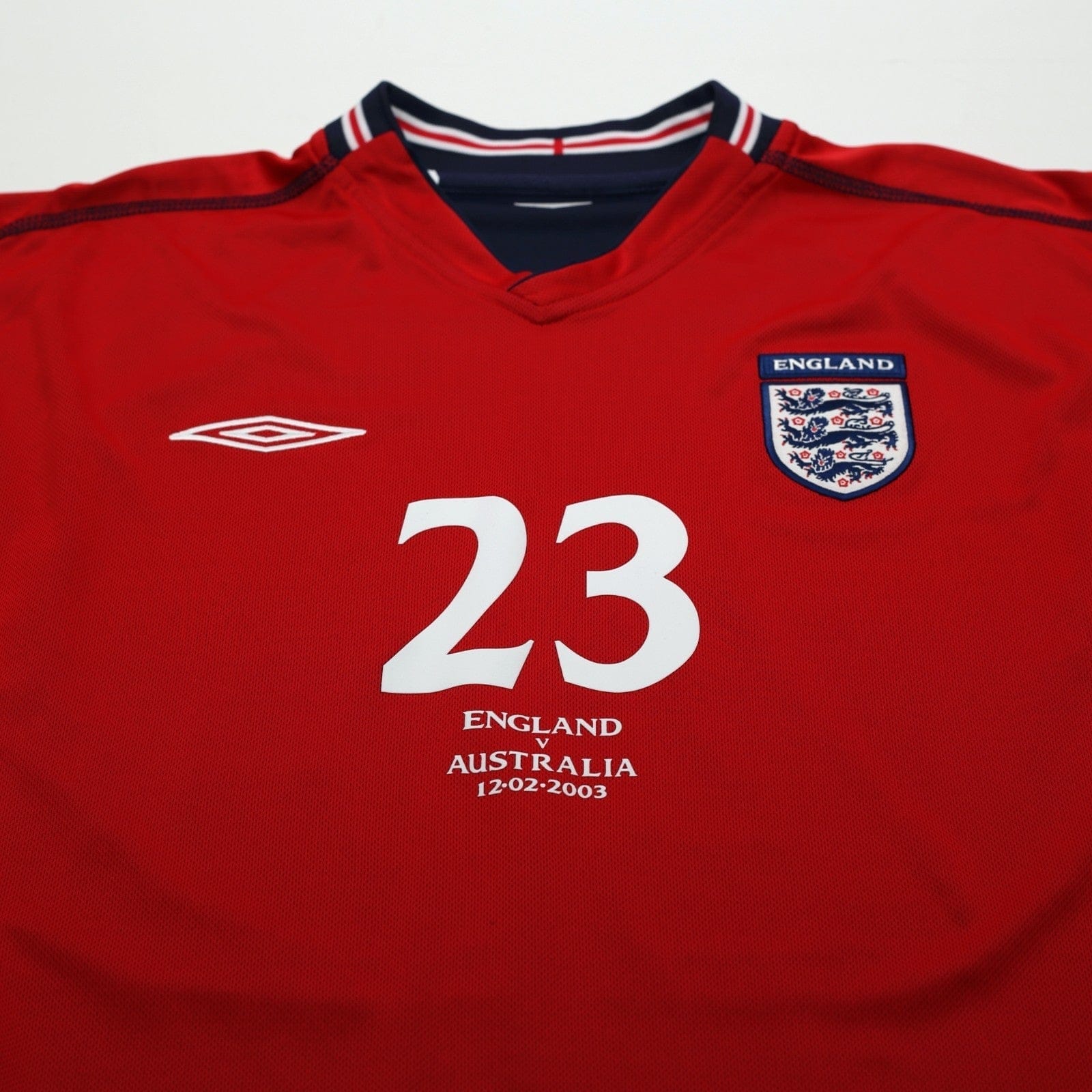 2002/04 Rooney #23 England Vintage Umbro Away Debut Football Shirt XL Australia