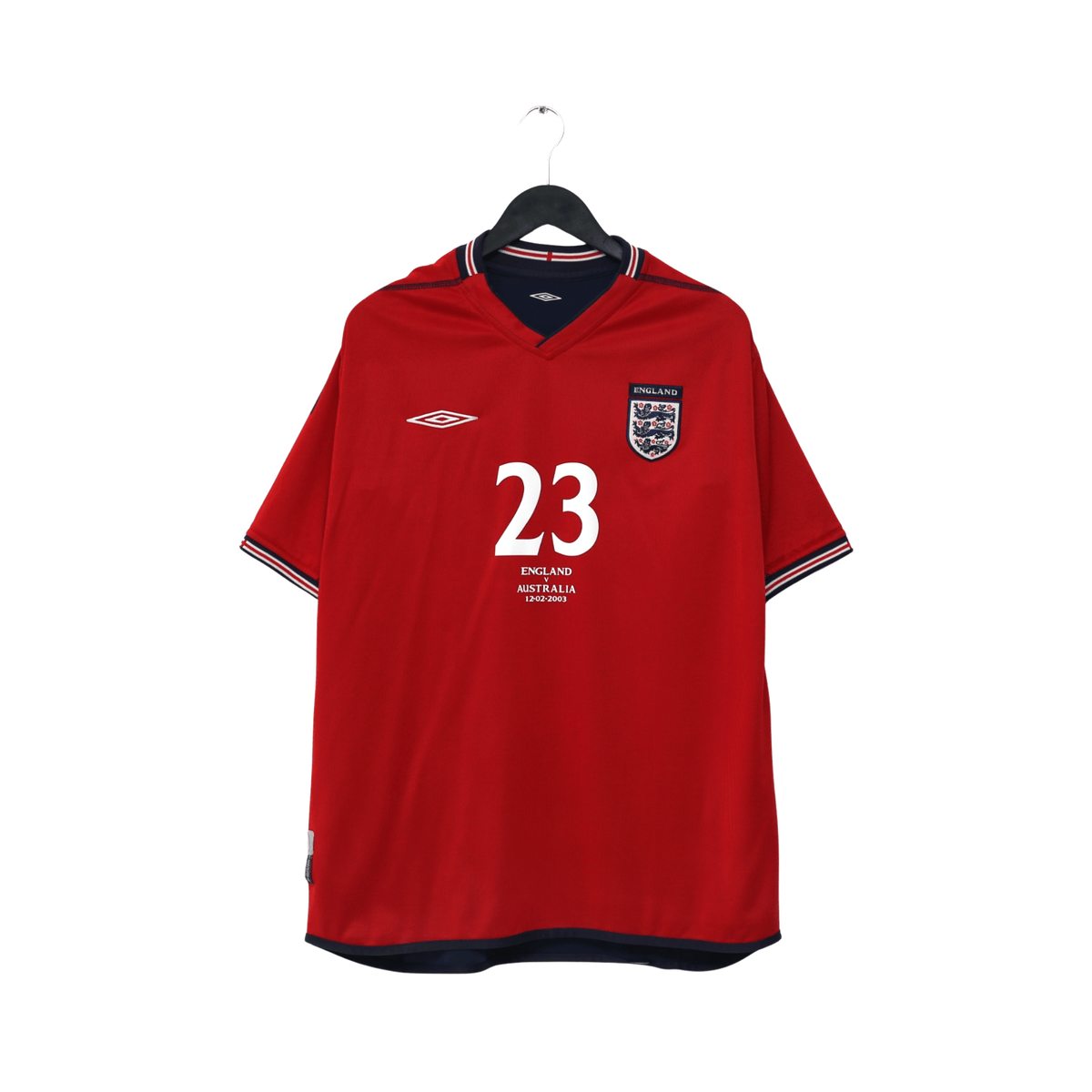 2002/04 Rooney #23 England Vintage Umbro Away Debut Football Shirt XL Australia