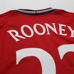 2002/04 Rooney #23 England Vintage Umbro Away Debut Football Shirt XL Australia