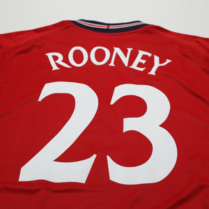 2002/04 Rooney #23 England Vintage Umbro Away Debut Football Shirt XL Australia