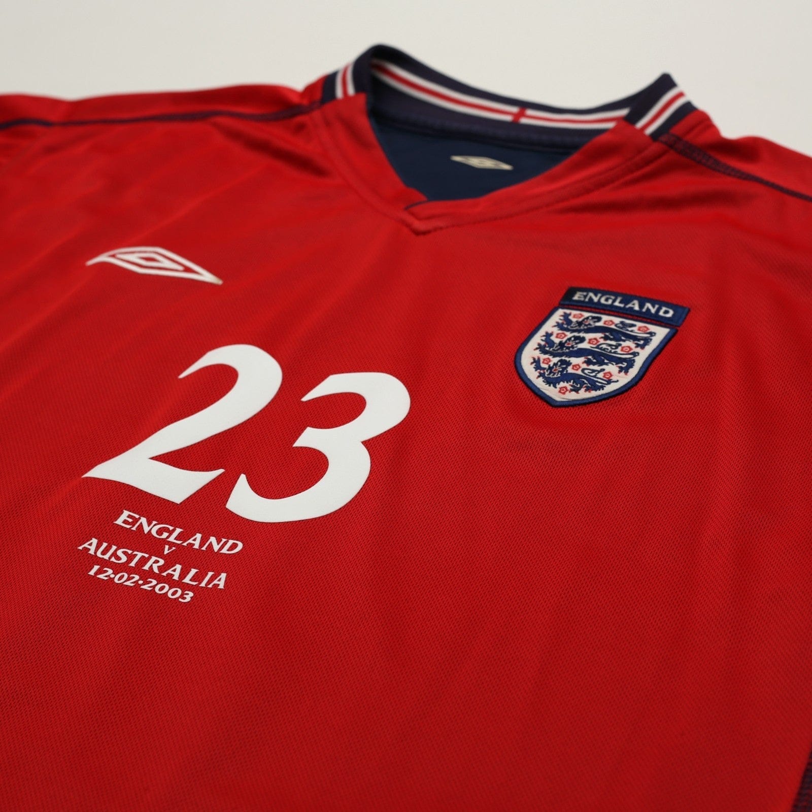 2002/04 Rooney #23 England Vintage Umbro Away Debut Football Shirt XL Australia