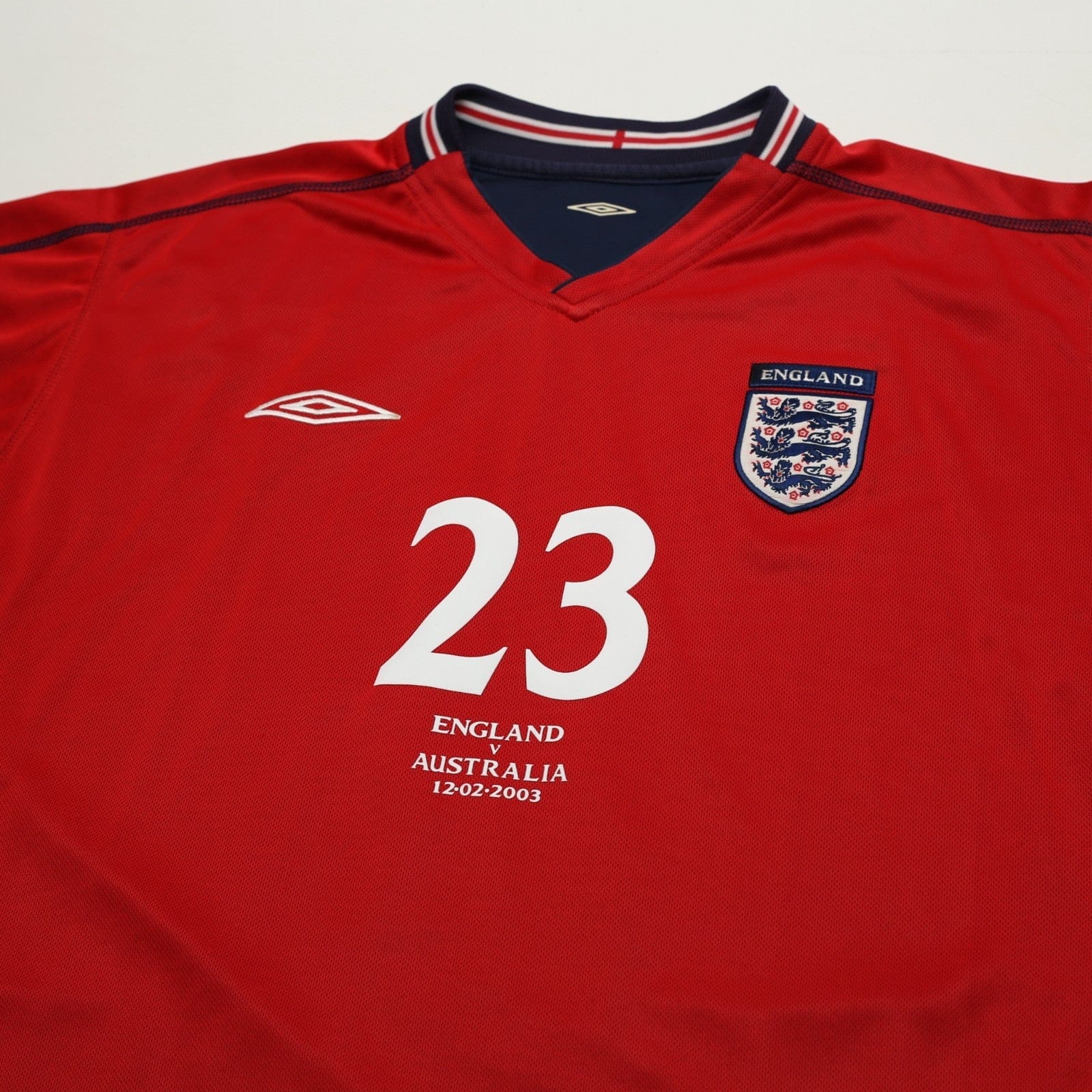 2002/04 Rooney #23 England Vintage Umbro Away Debut Football Shirt XL Australia
