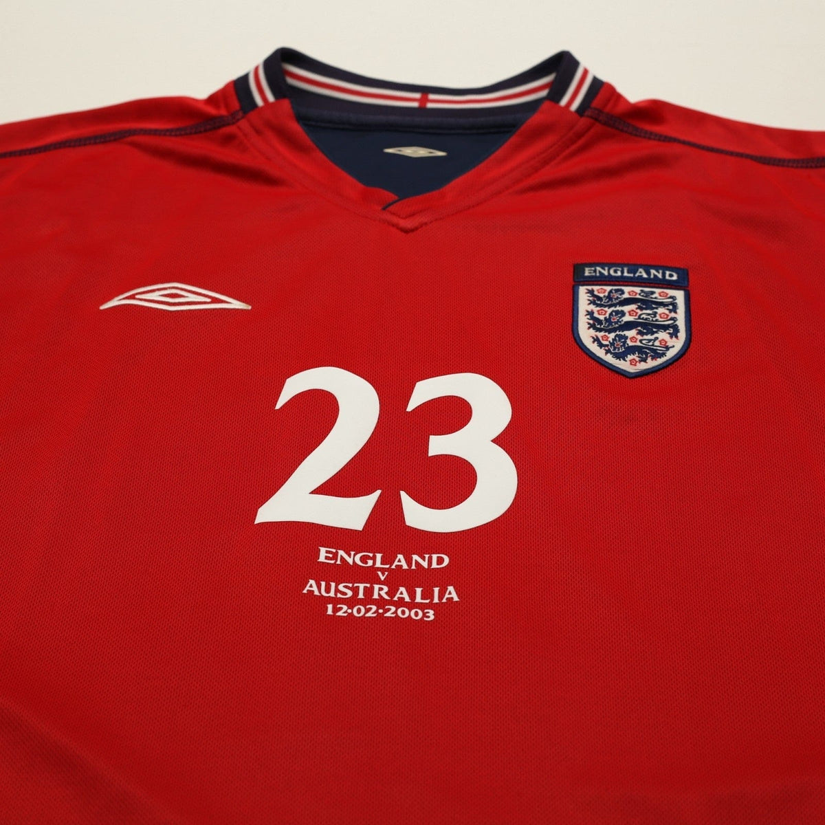 2002/04 Rooney #23 England Vintage Umbro Away Debut Football Shirt XL Australia