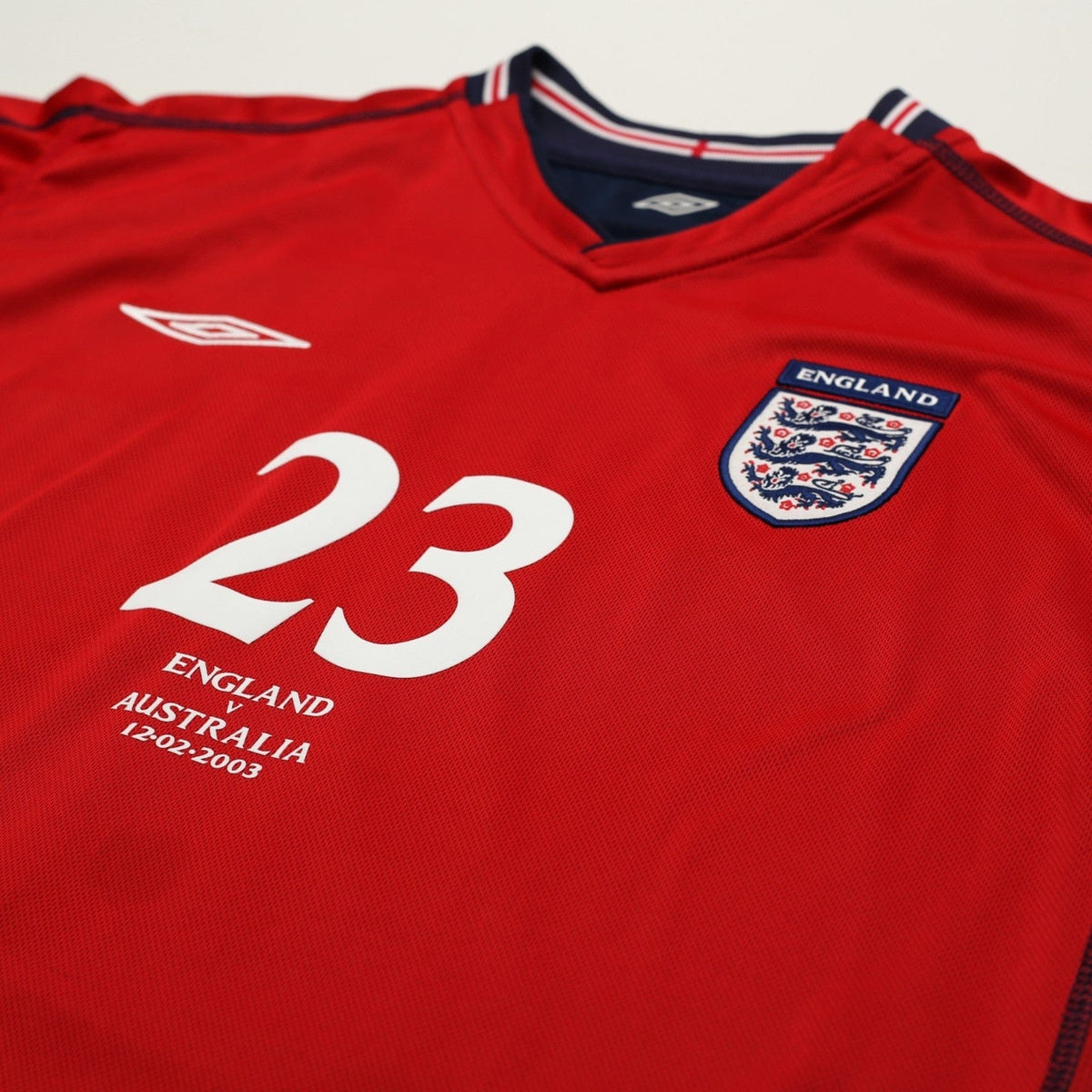 2002/04 Rooney #23 England Vintage Umbro Away Debut Football Shirt XL Australia