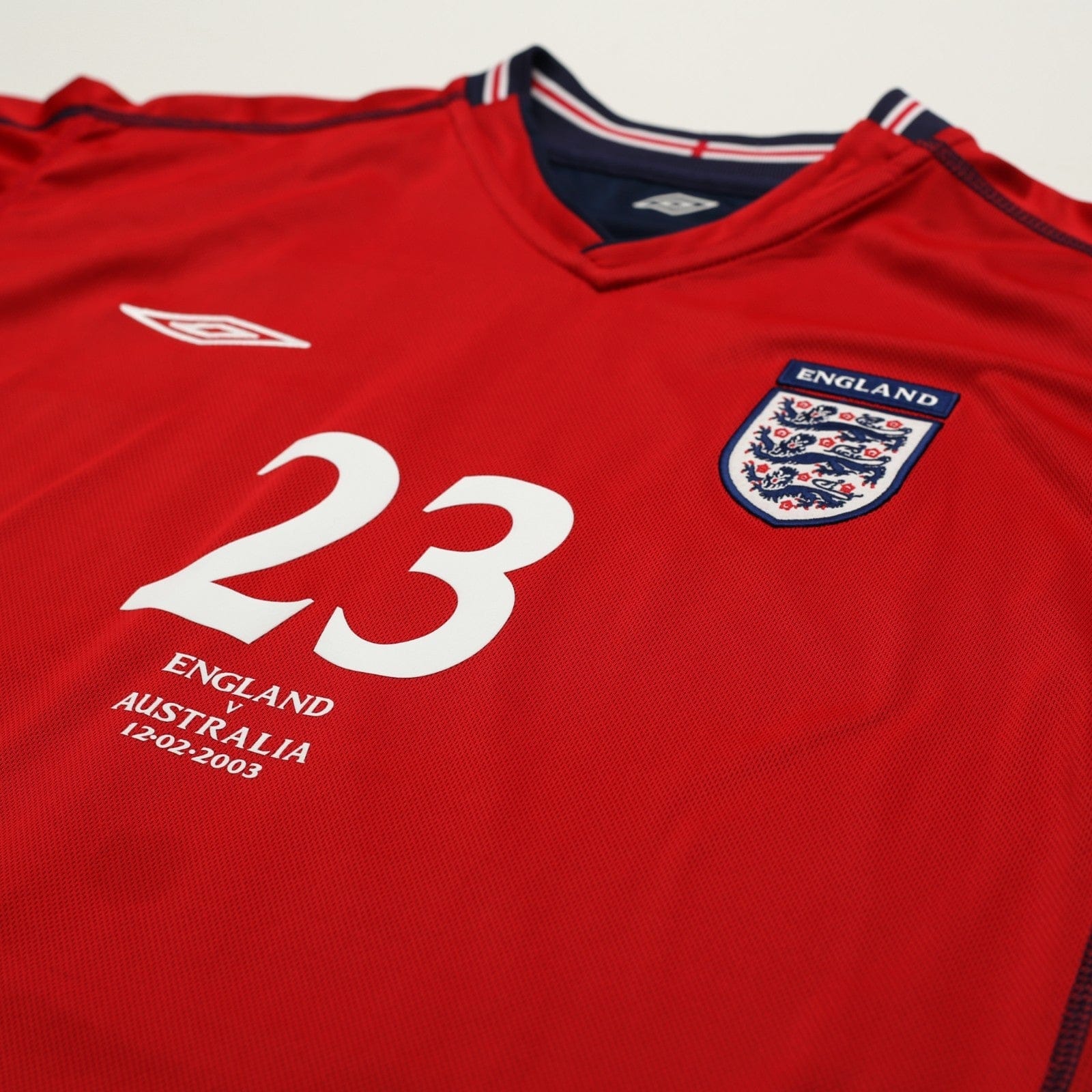 2002/04 Rooney #23 England Vintage Umbro Away Debut Football Shirt XL Australia