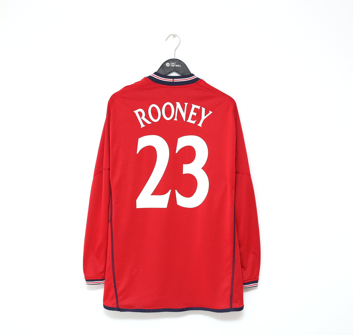2002/04 ROONEY #23 England Vintage Umbro Away Debut Football Shirt XL Australia