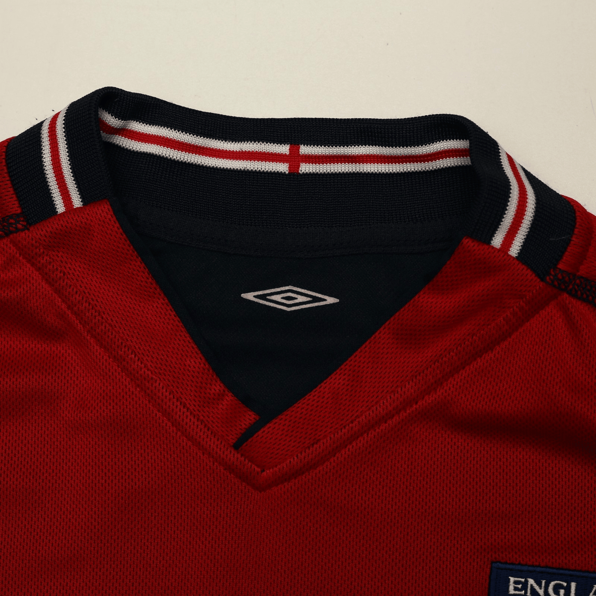 2002/04 Scholes #8 England Vintage Umbro Away Football Shirt (L) Argentina WC