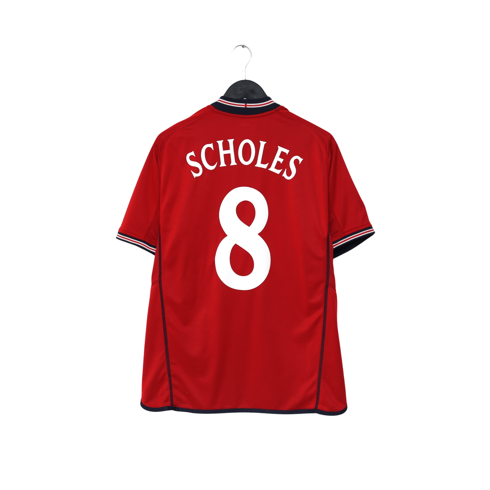 2002/04 Scholes #8 England Vintage Umbro Away Football Shirt (L) Argentina WC
