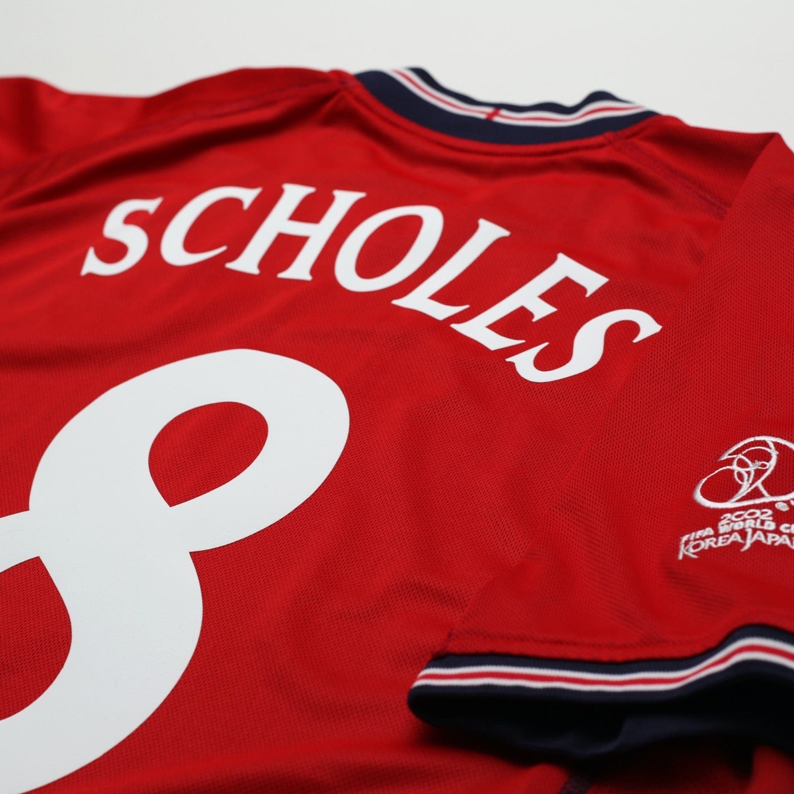 2002/04 Scholes #8 England Vintage Umbro Away Football Shirt (L) Argentina WC