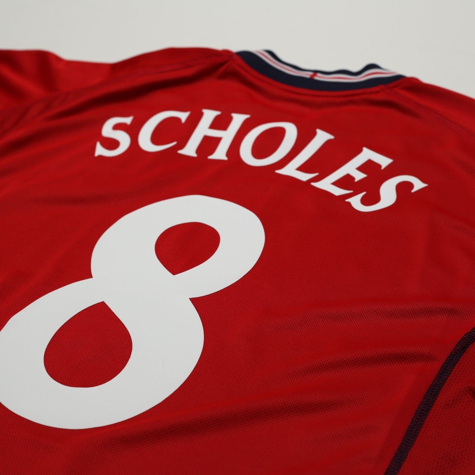 2002/04 Scholes #8 England Vintage Umbro Away Football Shirt (L) Argentina WC