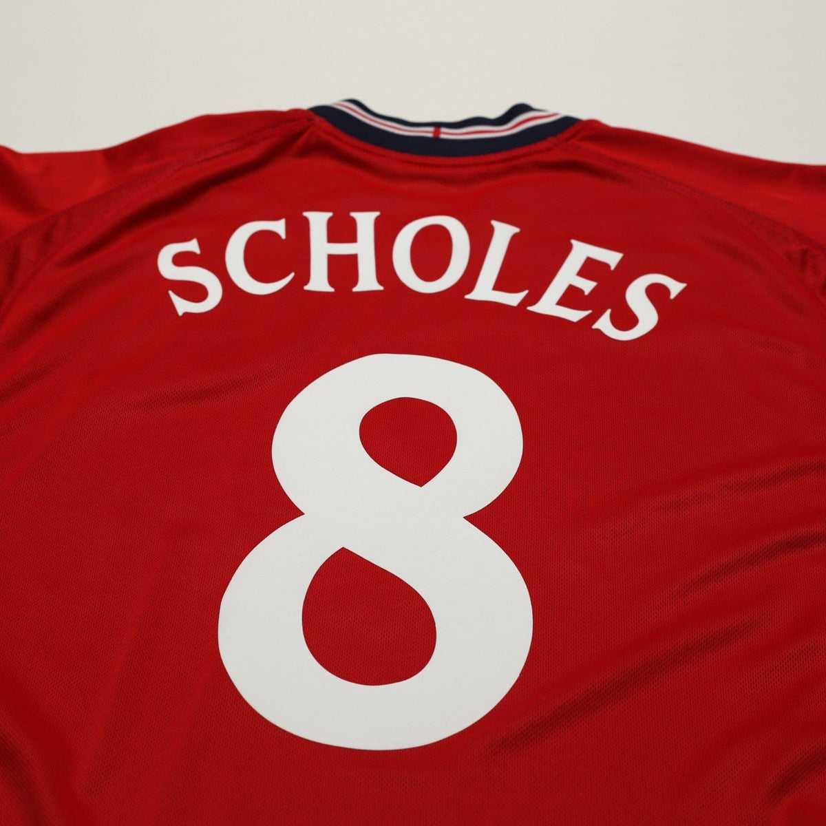 2002/04 Scholes #8 England Vintage Umbro Away Football Shirt (L) Argentina WC
