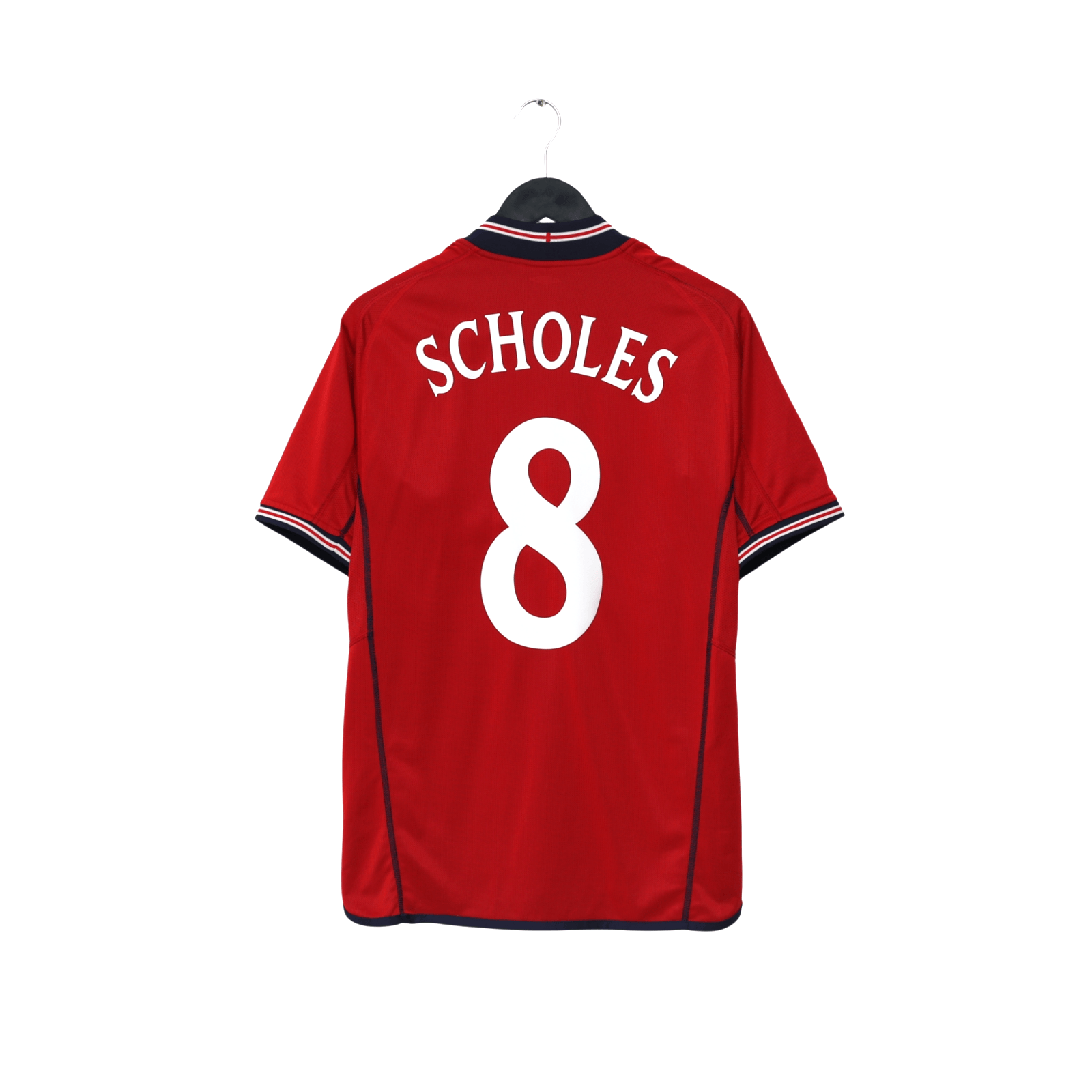 2002/04 Scholes #8 England Vintage Umbro Away Football Shirt (M) Argentina WC