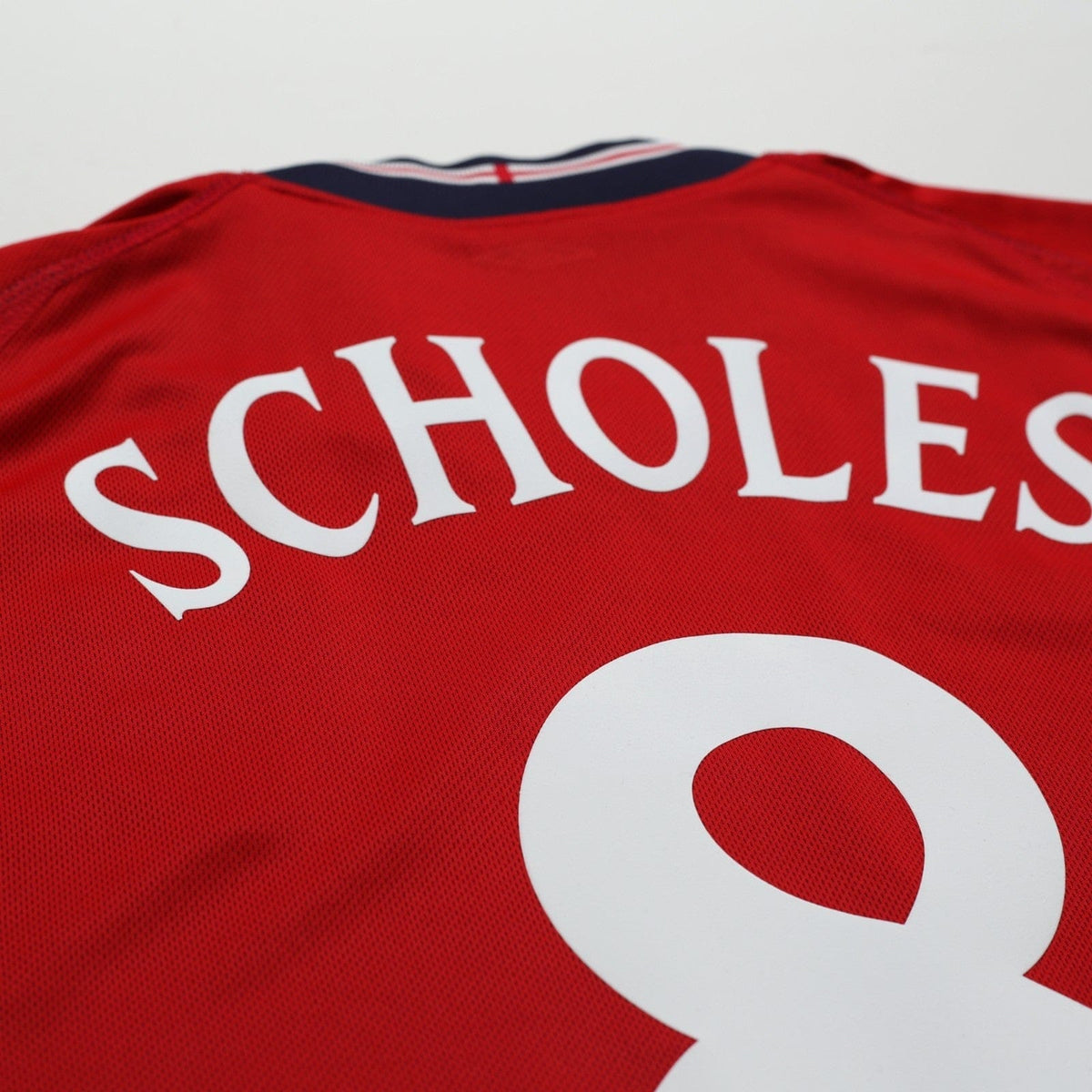 2002/04 Scholes #8 England Vintage Umbro Away Football Shirt (M) Argentina WC