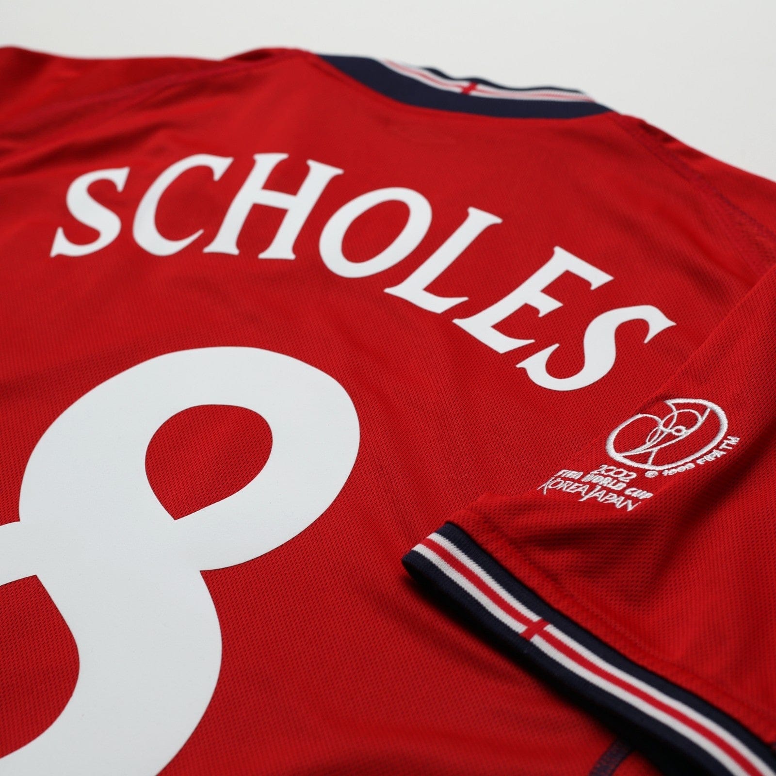 2002/04 Scholes #8 England Vintage Umbro Away Football Shirt (M) Argentina WC