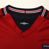 2002/04 Scholes #8 England Vintage Umbro Away Football Shirt (M) Argentina WC