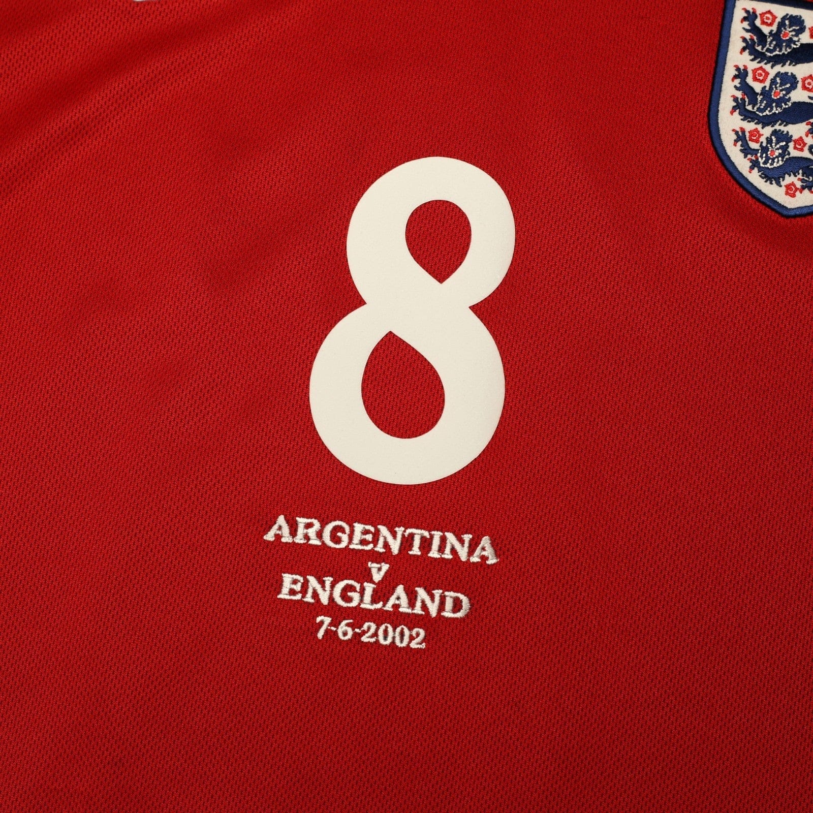 2002/04 Scholes #8 England Vintage Umbro Away Football Shirt (M) Argentina WC