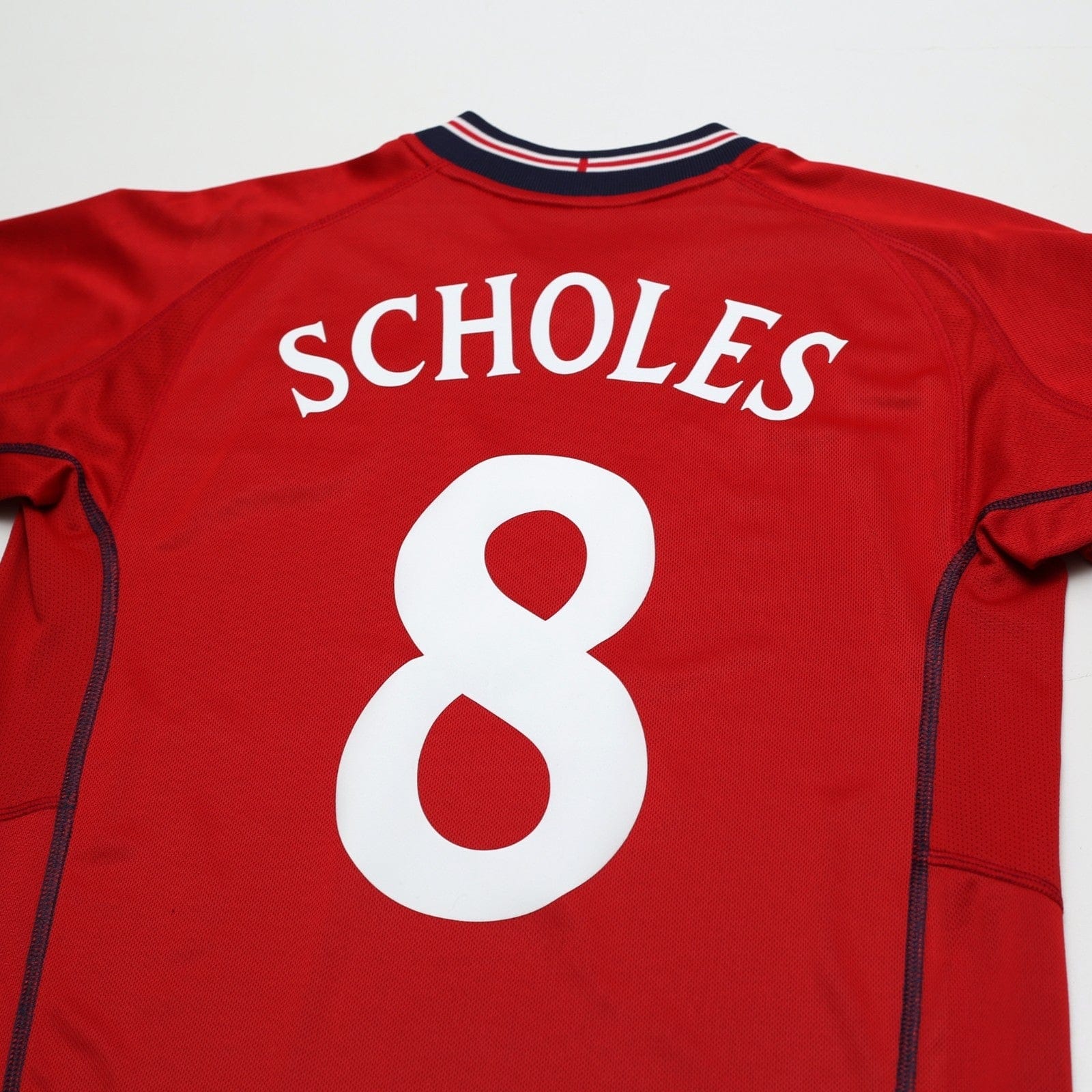 2002/04 Scholes #8 England Vintage Umbro Away Football Shirt (M) Argentina WC