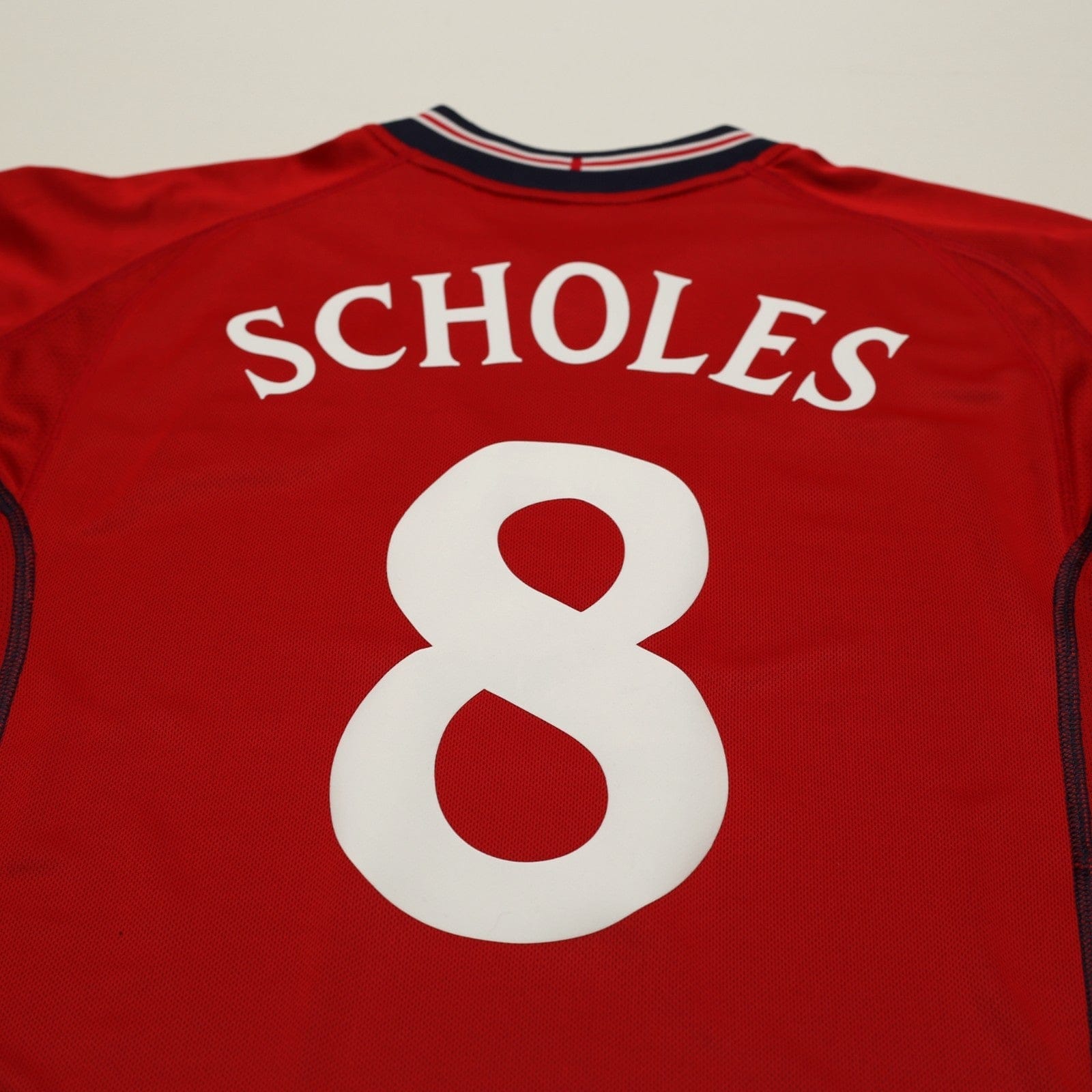 2002/04 Scholes #8 England Vintage Umbro Away Football Shirt (M) Argentina WC