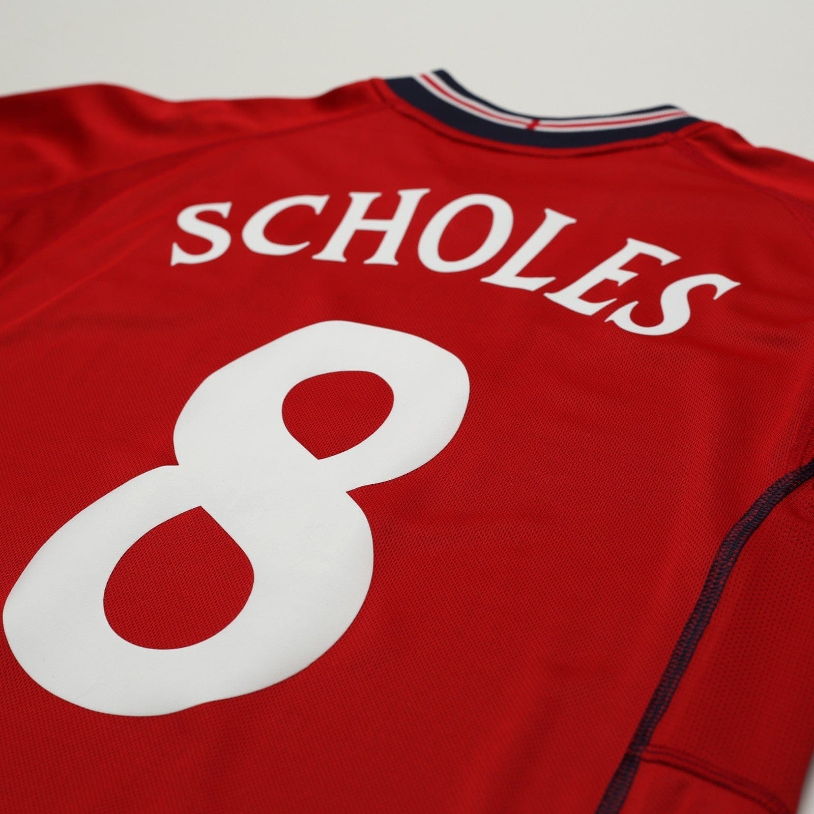 2002/04 Scholes #8 England Vintage Umbro Away Football Shirt (M) Argentina WC