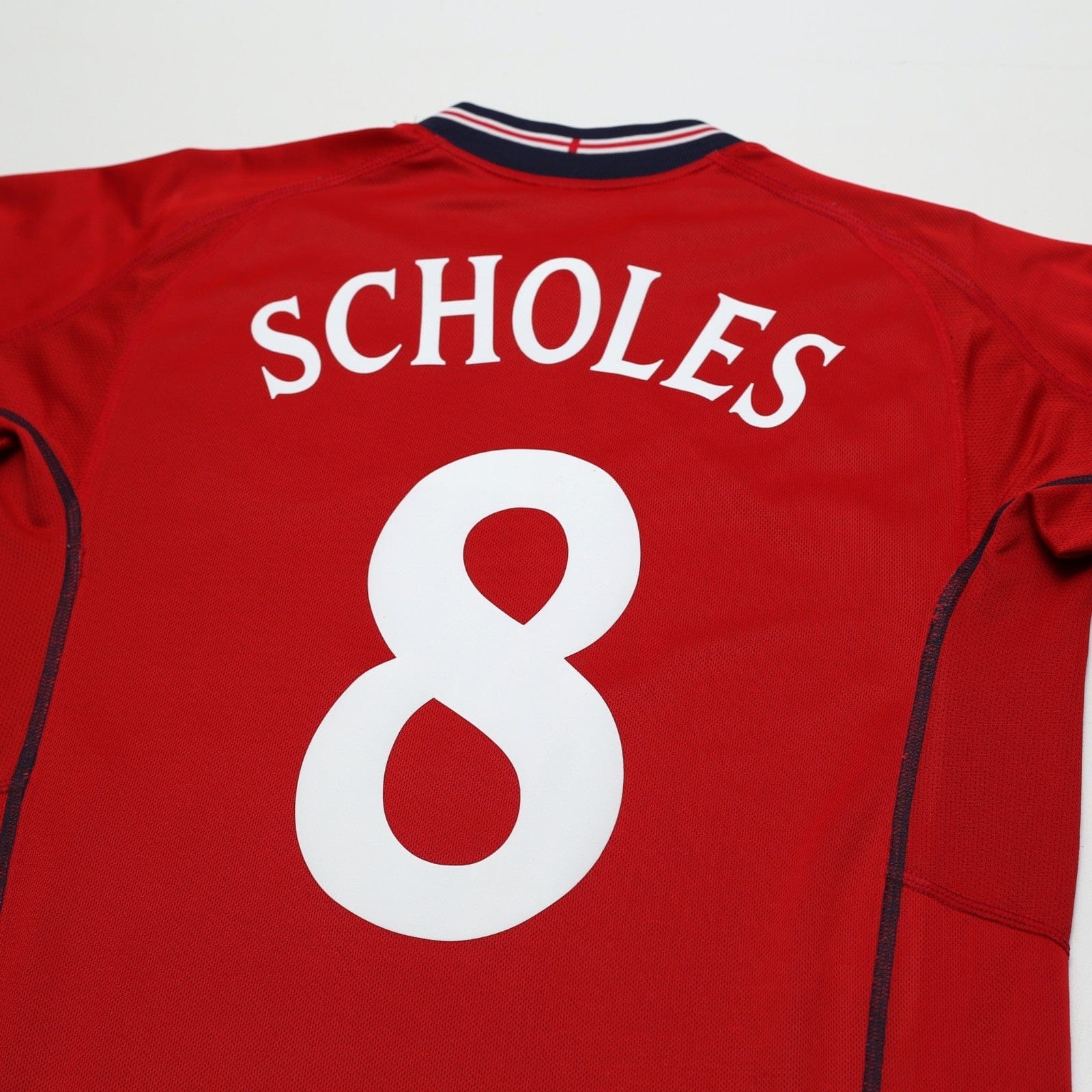 2002/04 Scholes #8 England Vintage Umbro Away Football Shirt (M) Argentina WC