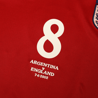 2002/04 Scholes #8 England Vintage Umbro Away Football Shirt (XXL) Argentina WC