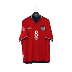 2002/04 Scholes #8 England Vintage Umbro Away Football Shirt (XXL) Argentina WC