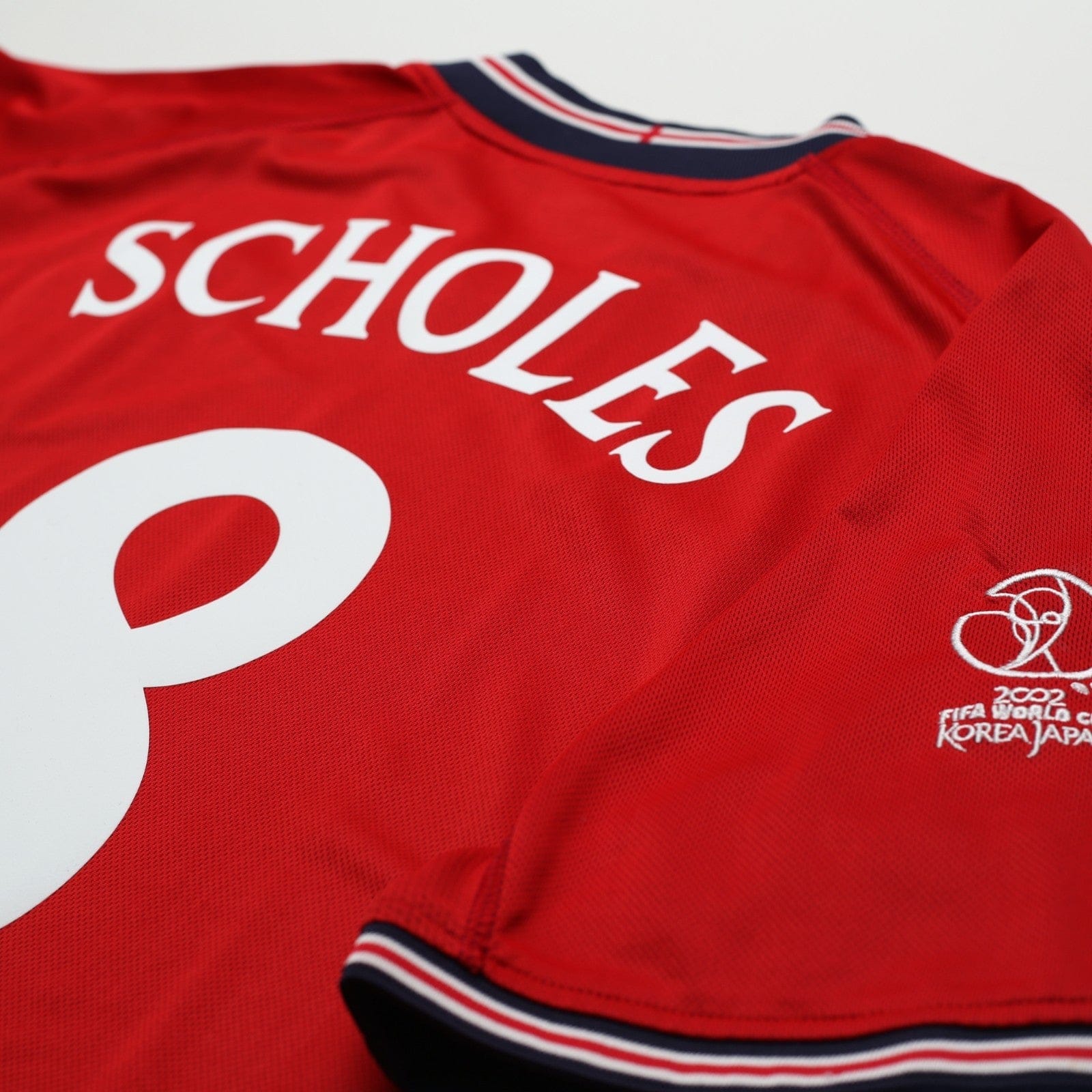 2002/04 Scholes #8 England Vintage Umbro Away Football Shirt (XXL) Argentina WC