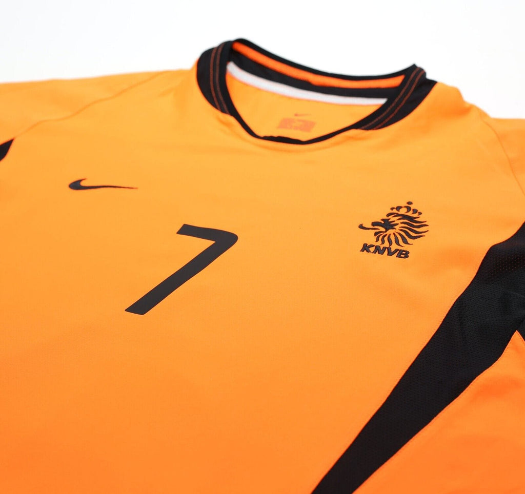 2002/04 SEEDORF #7 Holland Vintage Nike Home Football Shirt (M)