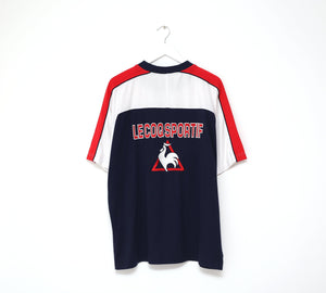 2002/04 SHEFFIELD UNITED Vintage le coq sportif Football Cotton Tee Shirt (L)