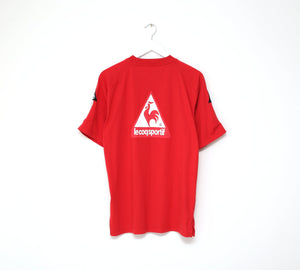 2002/04 SHEFFIELD UNITED Vintage le coq sportif Football Cotton Tee Shirt (M)
