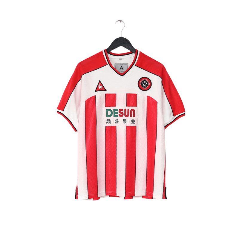 2002/04 SHEFFIELD UNITED Vintage le coq sportif Football Shirt (M)