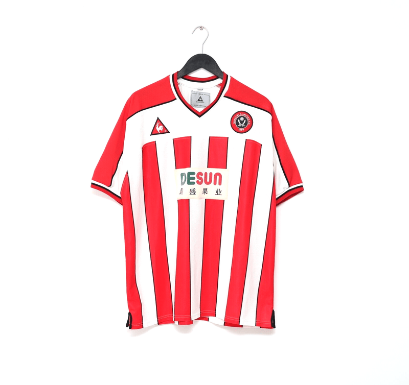 2002/04 SHEFFIELD UNITED Vintage le coq sportif Football Shirt (XL)