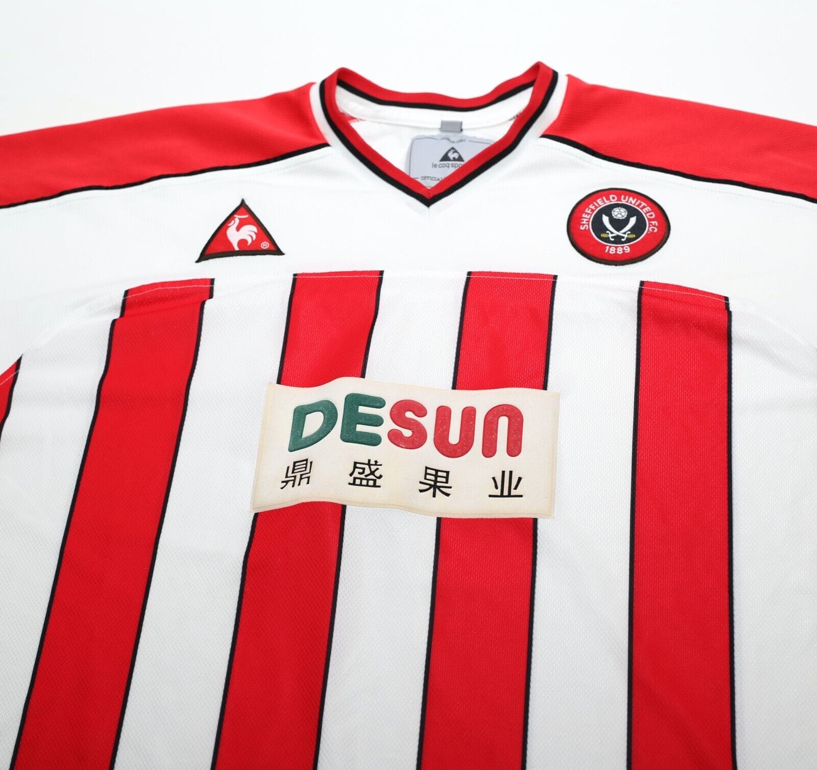 2002/04 SHEFFIELD UNITED Vintage le coq sportif Football Shirt (XL)