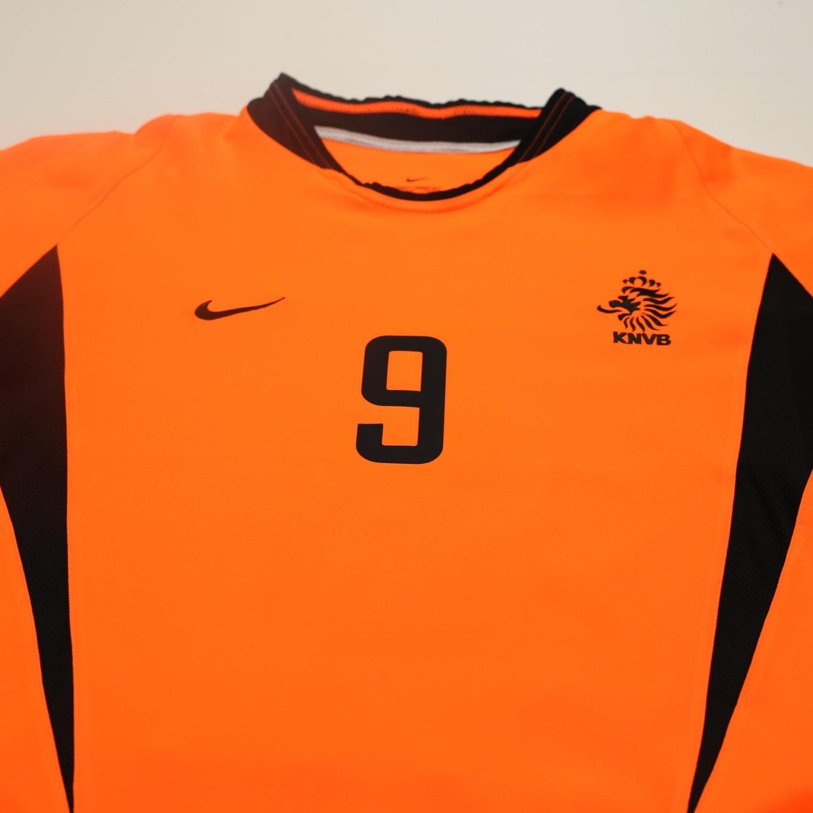 2002/04 Van Nistelrooy #9 Holland Vintage Nike Home Football Shirt (L)