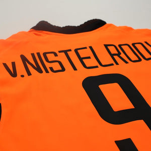 2002/04 Van Nistelrooy #9 Holland Vintage Nike Home Football Shirt (L)