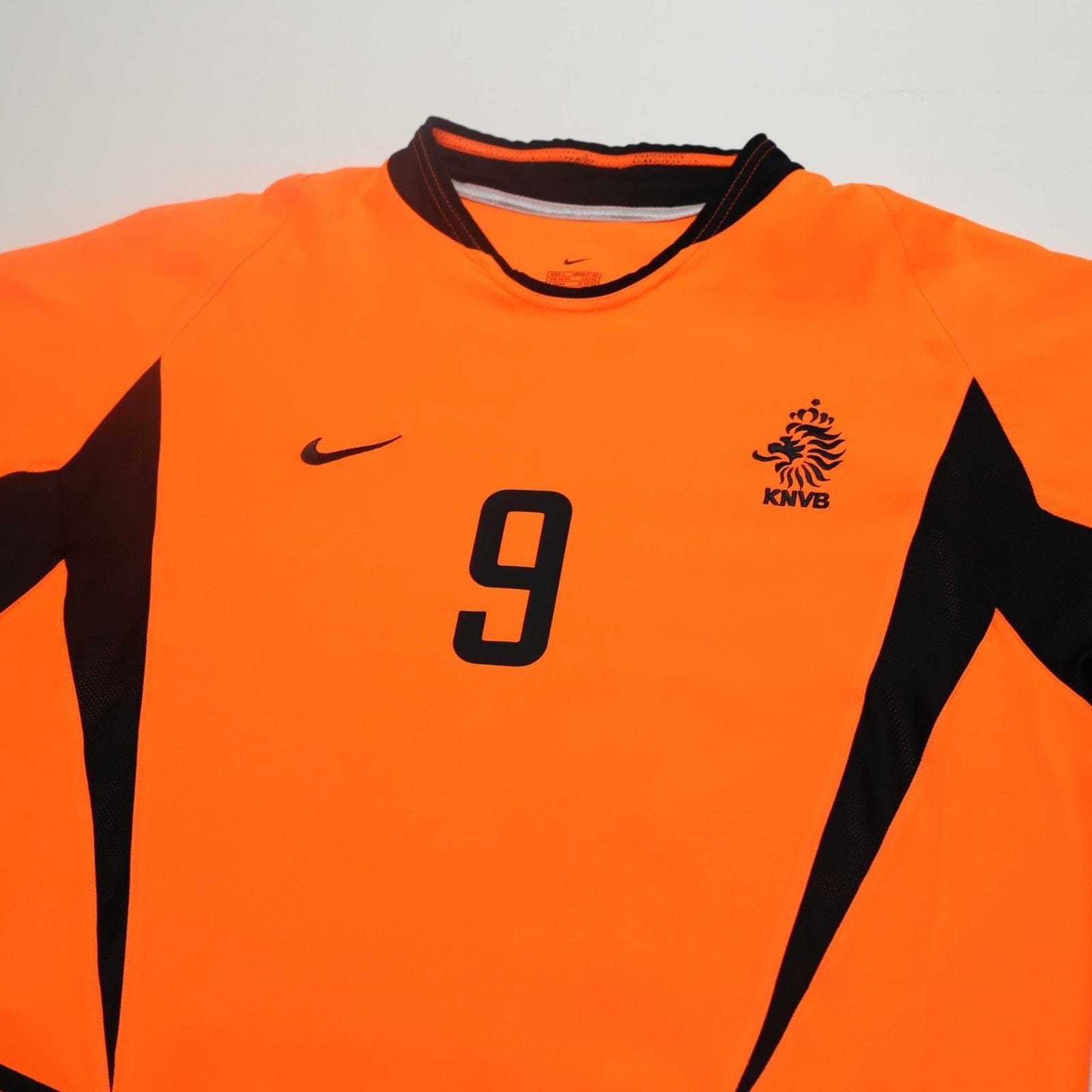 2002/04 Van Nistelrooy #9 Holland Vintage Nike Home Football Shirt (L)