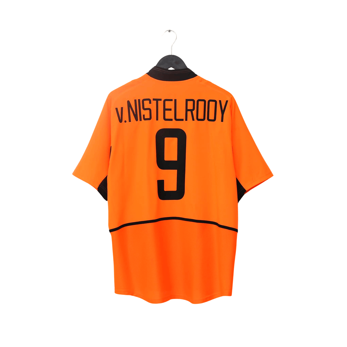 2002/04 Van Nistelrooy #9 Holland Vintage Nike Home Football Shirt (L)