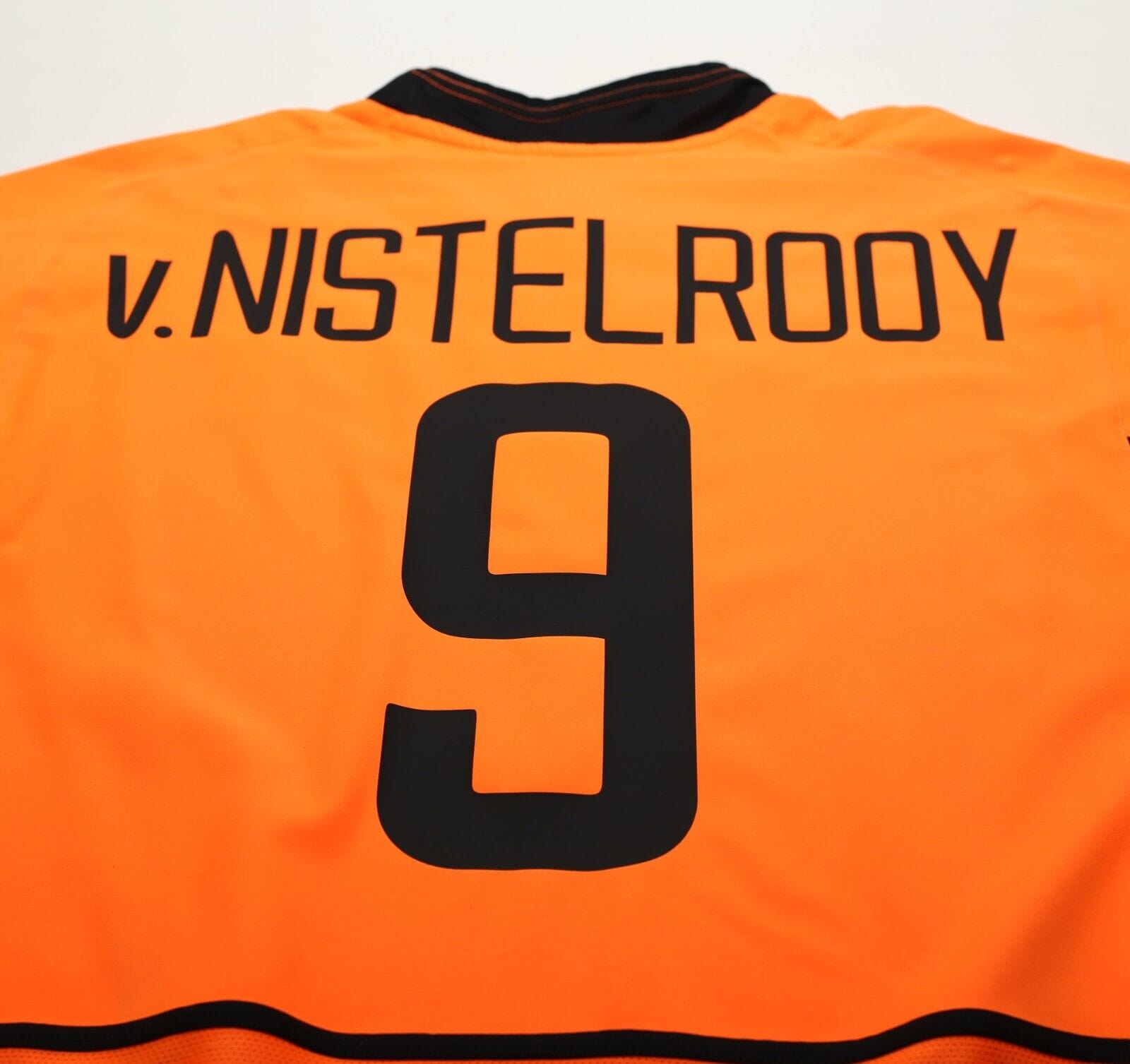 2002/04 VAN NISTELROOY #9 Holland Vintage Nike Home Football Shirt (L)