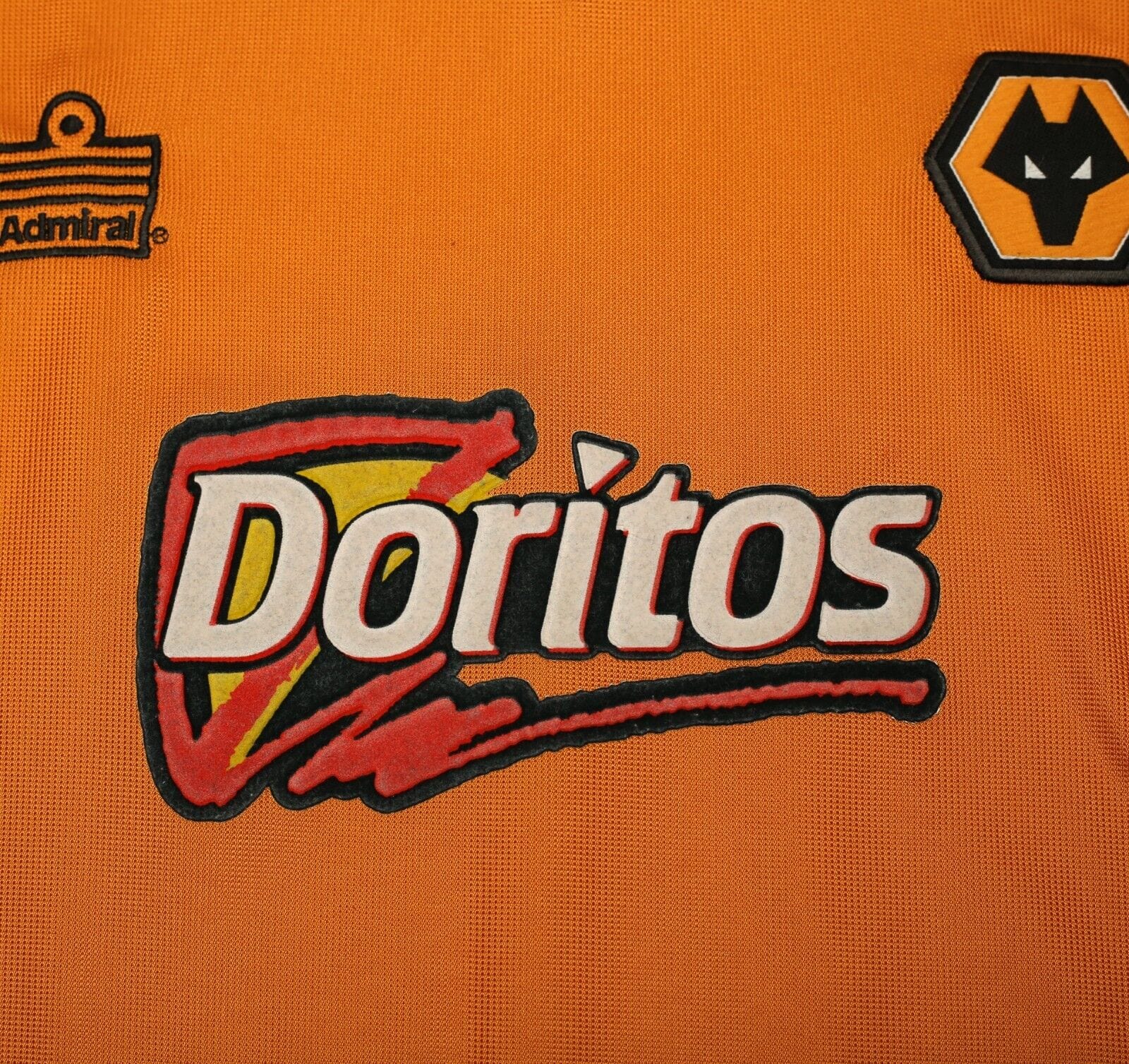 2002/04 WOLVERHAMPTON WANDERERS Admiral Home Football Shirt (M) Wolves Doritos