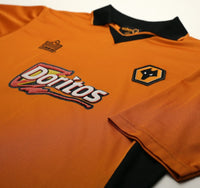 2002/04 WOLVERHAMPTON WANDERERS Admiral Home Football Shirt (M) Wolves Doritos