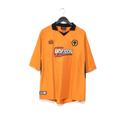 2002/04 WOLVERHAMPTON WANDERERS Admiral Home Football Shirt (XL) Wolves Doritos