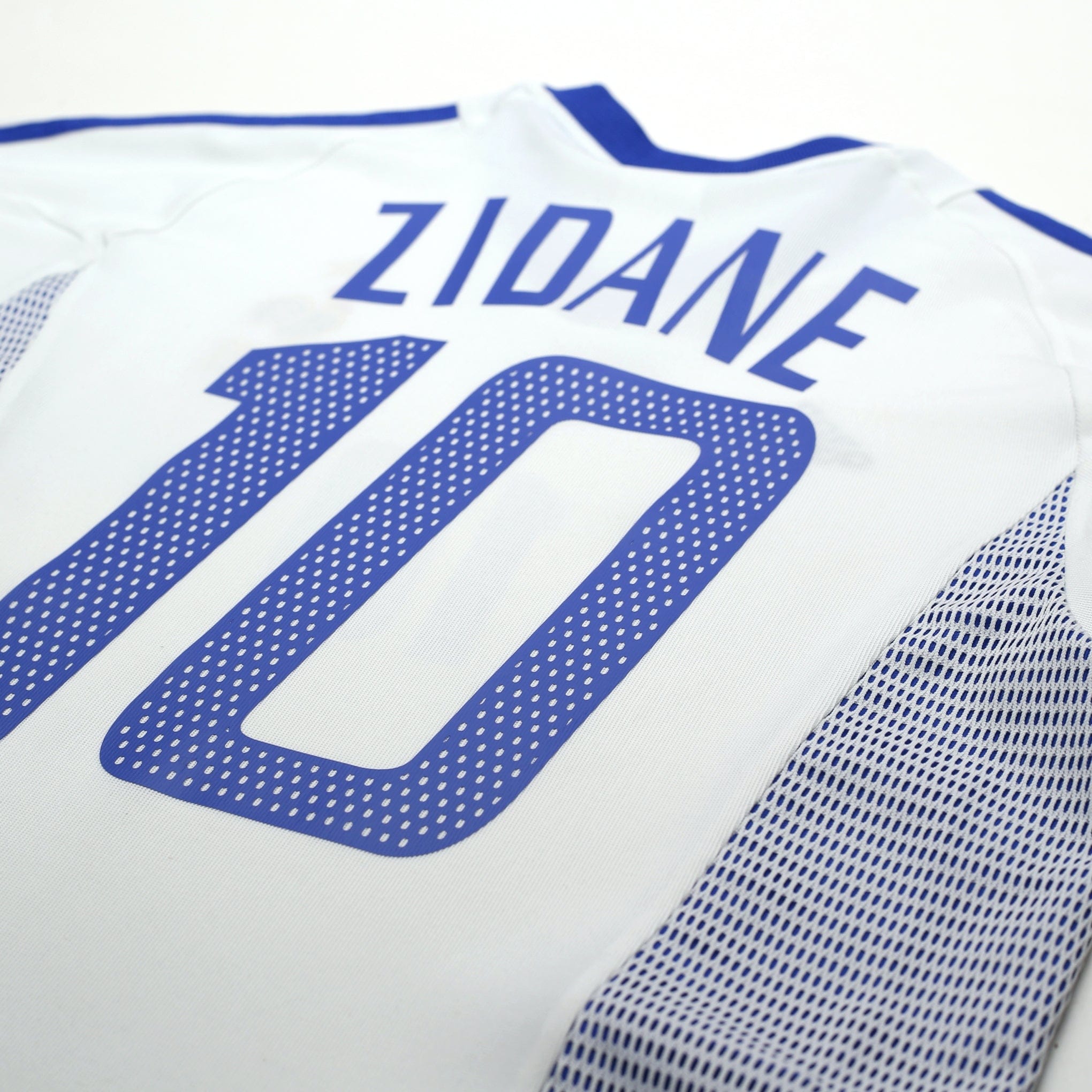 2002/04 Zidane #10 France Vintage adidas Away Football Shirt (S)