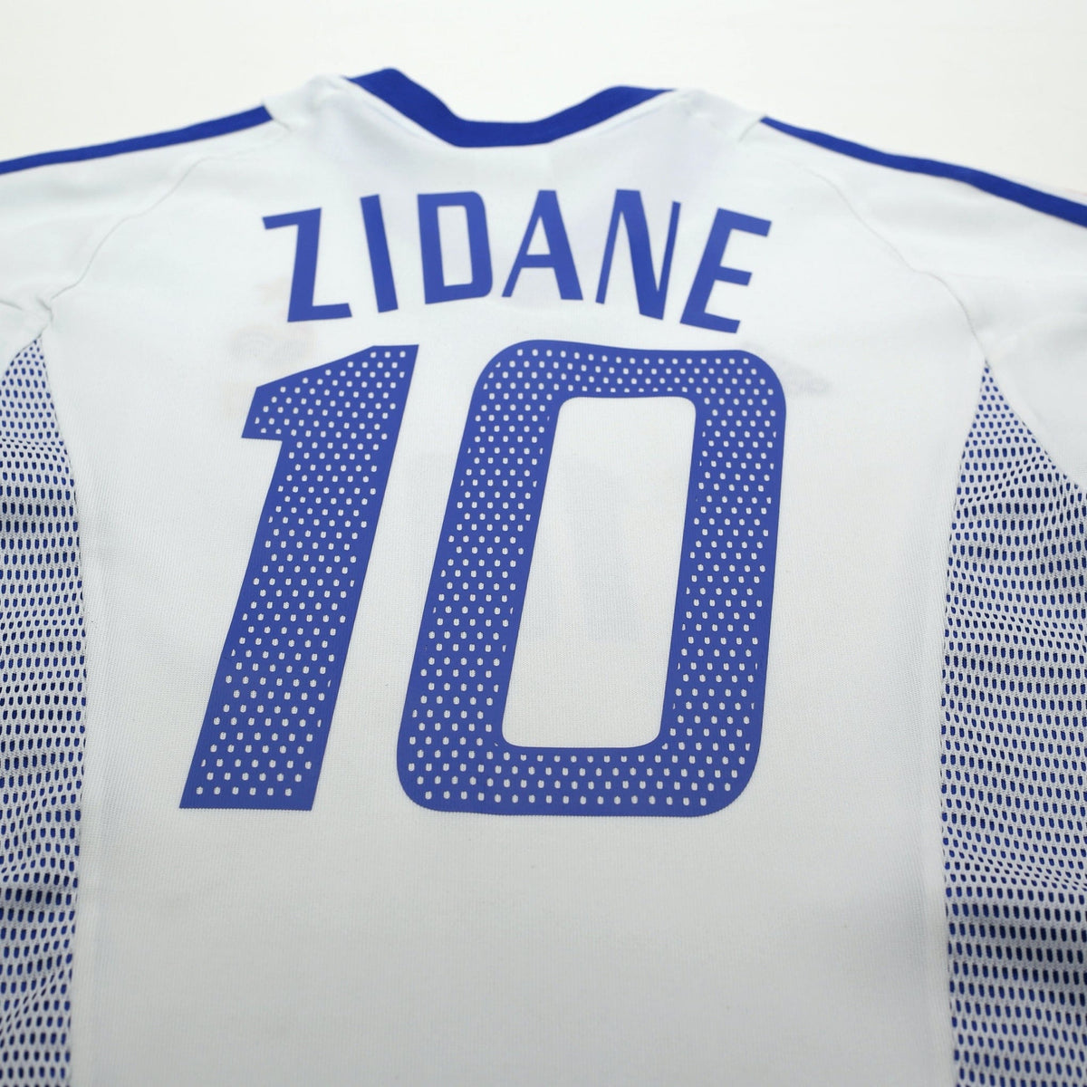 2002/04 Zidane #10 France Vintage adidas Away Football Shirt (S)